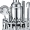 Kit Cocktail 12 Pièces avec Support Gris