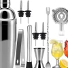 Kit Cocktail 10 Pièces en Acier Inoxydable