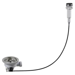 Kit de vidage C automatique évier avec panier acier inoxydable