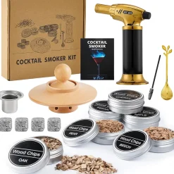 Kit Fumoir à Cocktail Jettory avec Accessoires Complets