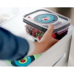 Kit pour mise sous vide - BOSCH - MSEV6FS1 - Boîte sous vide avec bac 1 L - 3 sacs de 1,2 L + 3 sacs de congélation (3,8 L)