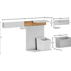 Kit Rangement Mural Cuisine 9 pièces XL