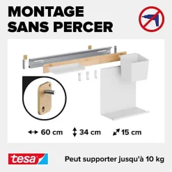 Kit Rangement Mural Cuisine 6 pièces S