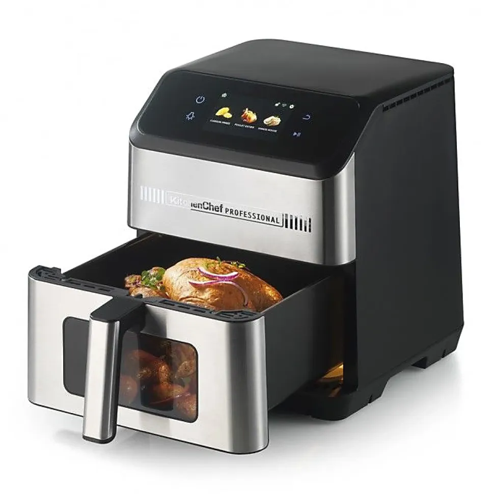 Kitchen Chef Friteuse air fryer 7l connectée +220 recettes incluses - WIFRY-CHEF