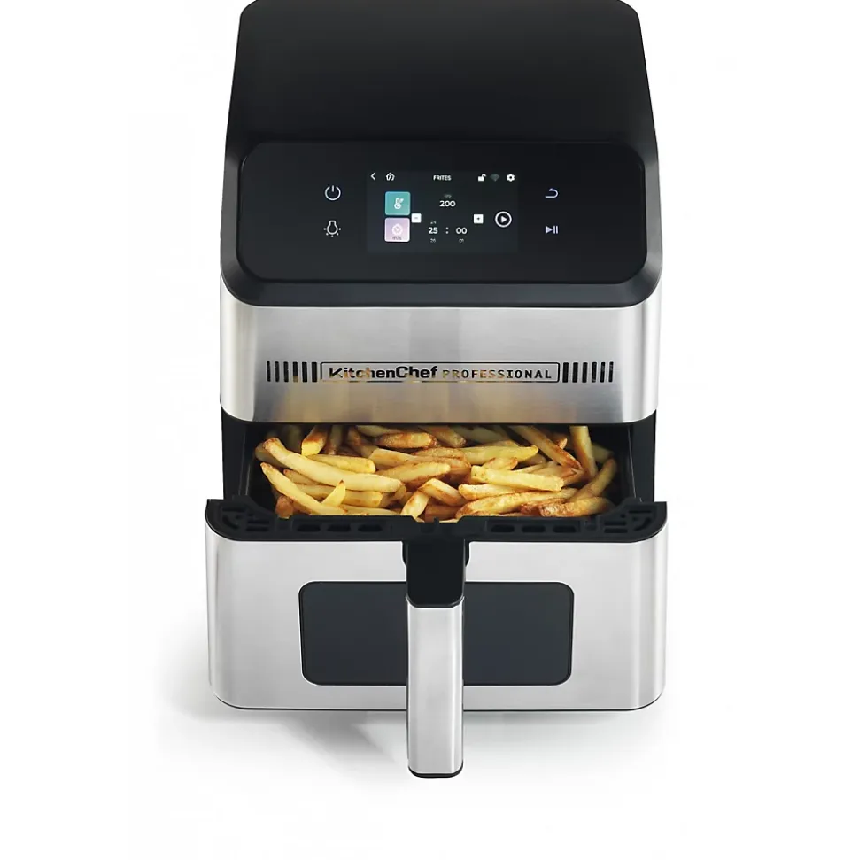 Kitchen Chef Friteuse air fryer 7l connectée +220 recettes incluses - WIFRY-CHEF