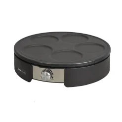 KITCHEN CHEF KSLW-170F Crepière double plaque - Noir