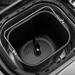 Kitchencook - Machine à Pain - Départ Différé - 550w - 12 Programmes Intégrés - Cuve Amovible Antiadhésive - Noir