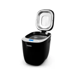 Kitchencook - Machine à Pain - Départ Différé - 550w - 12 Programmes Intégrés - Cuve Amovible Antiadhésive - Noir