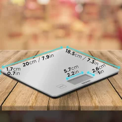 KS1080 Balance de cuisine Capacité 10 kg Affichage numérique Ajout de poids Précision 1 g Pâtisserie Courrier Duronic