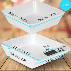 KS100 WH Balance de cuisine Capacité 5 kg Affichage numérique Ajout de poids Précision 1 g Bol 1,2L 4 capteurs précis Duronic