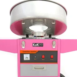 KuKoo Ensemble de Machine à Popcorn, Machine à Barbe à Papa & Chariots