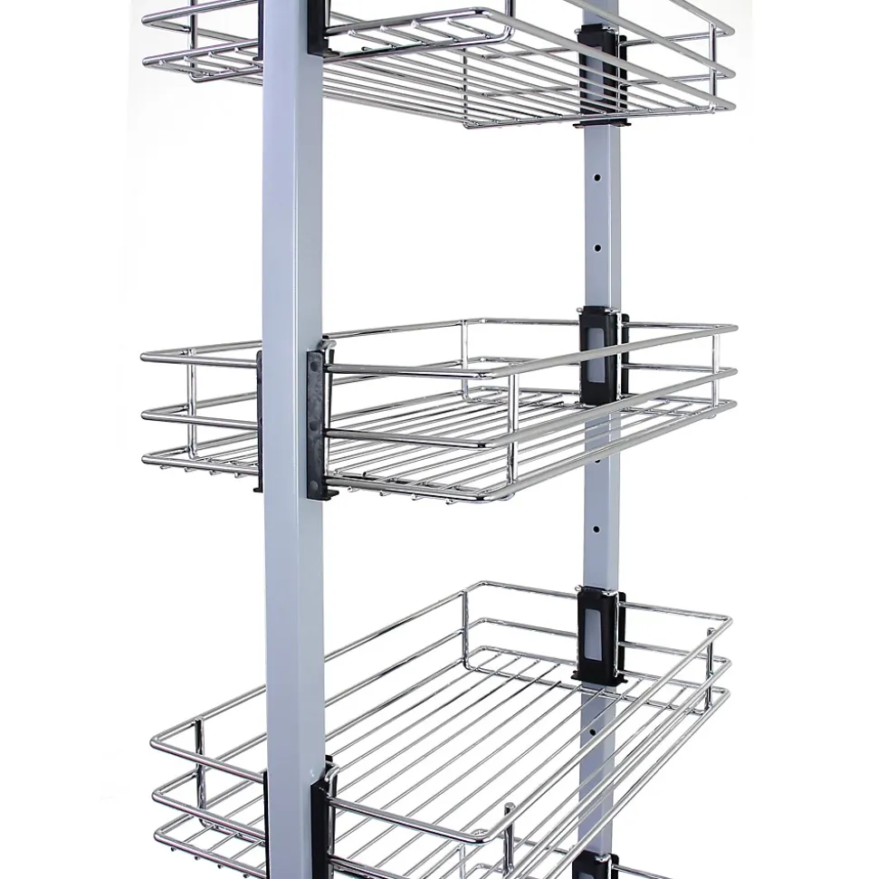KuKoo Garde-Manger Coulissant de Cuisine 190-220cm Hauteur