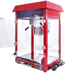 KuKoo Machine à Popcorn en Inox Rouge
