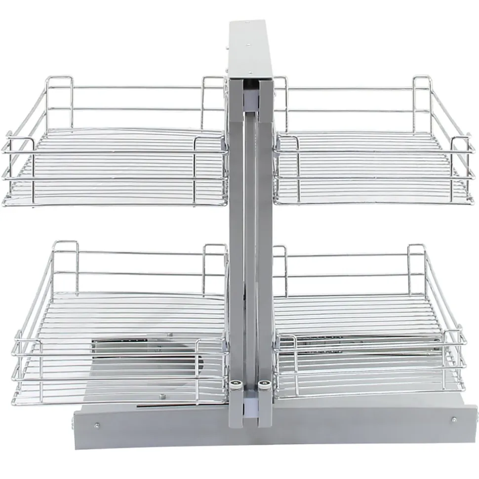 KuKoo Paniers Métalliques d Angle Coulissants - Côté Gauche