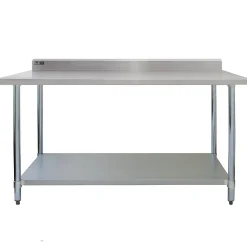 KuKoo Table de Travail en Inox - 150 x 60 x 90 xm