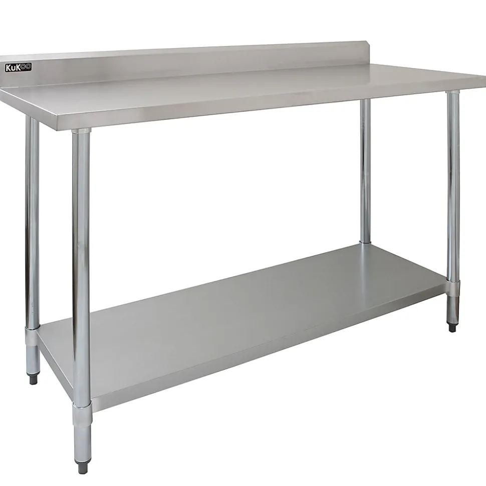 KuKoo Table de Travail en Inox - 150 x 60 x 90 xm