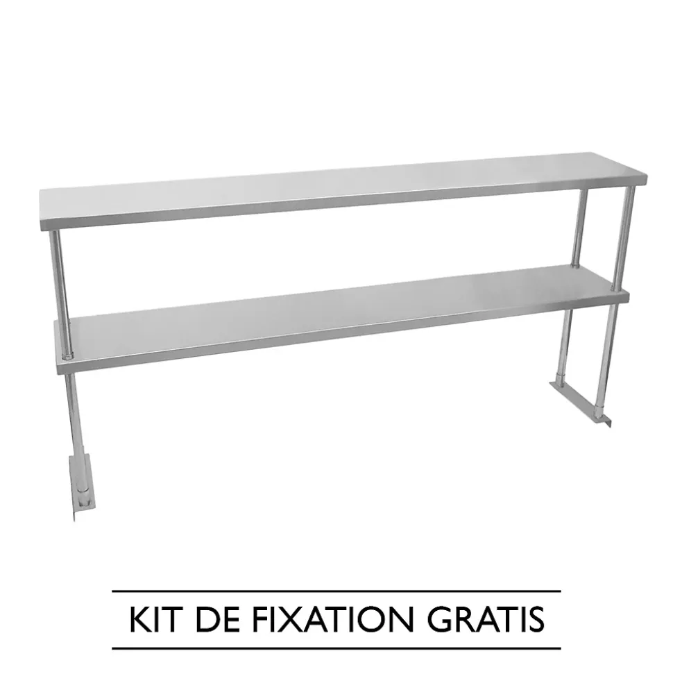 Kukoo Étagère d'Appoint à 2 Niveaux - 150 cm