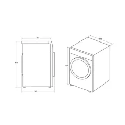 Lave linge Frontal HW100-B14959S8U1