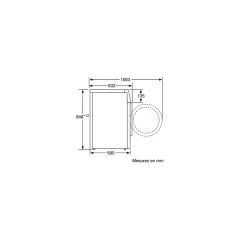 Lave-linge frontal 8kg 1200 tours/min Bosch WGE03207FR série 2