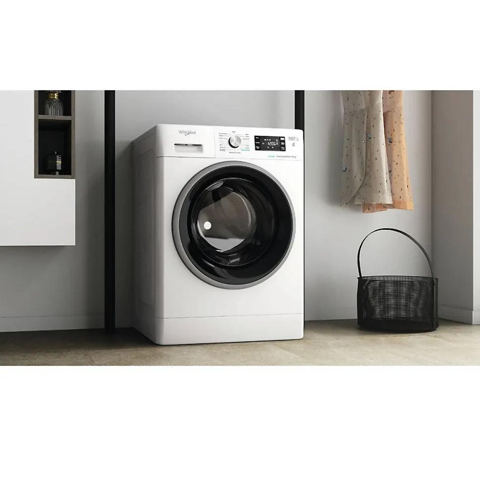 Lave-linge frontal 10kg 1400 tours/min blanc Whirlpool FFBD10469BSVFR