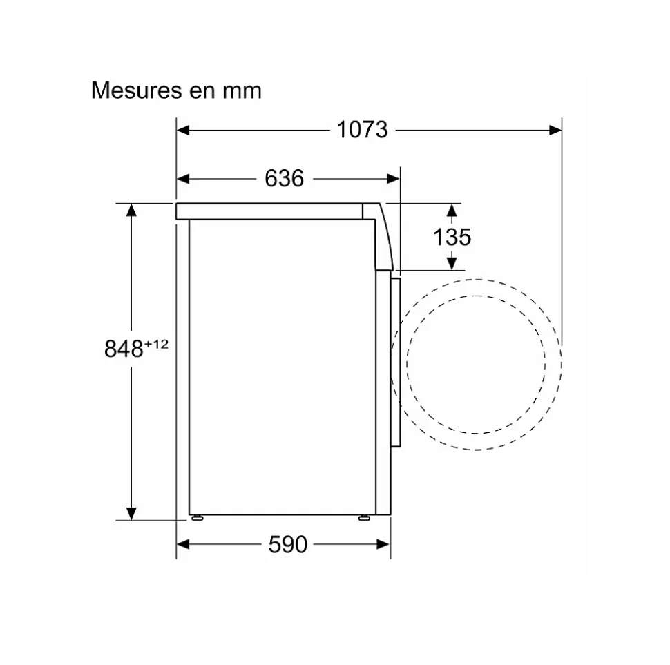 Lave-linge frontal 9kg 1400 trs/min blanc Siemens WG44G2Z0FR
