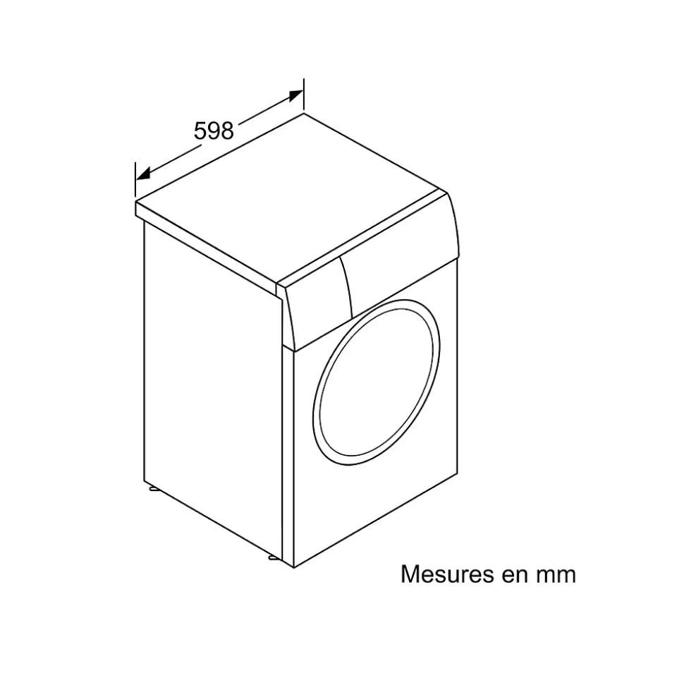 Lave-linge frontal 9kg 1400 trs/min blanc Siemens WG44G2Z0FR