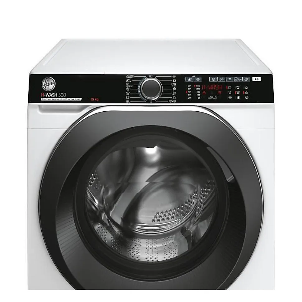 Lave-linge frontal 10kg HOOVER 1400tr/min Moteur induction 60cm, HOOVHWP610AMBC