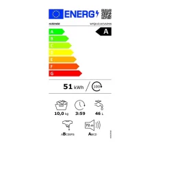 Lave-linge frontal 10kg 1400tours/min Hisense WFQR1014EVAJMW