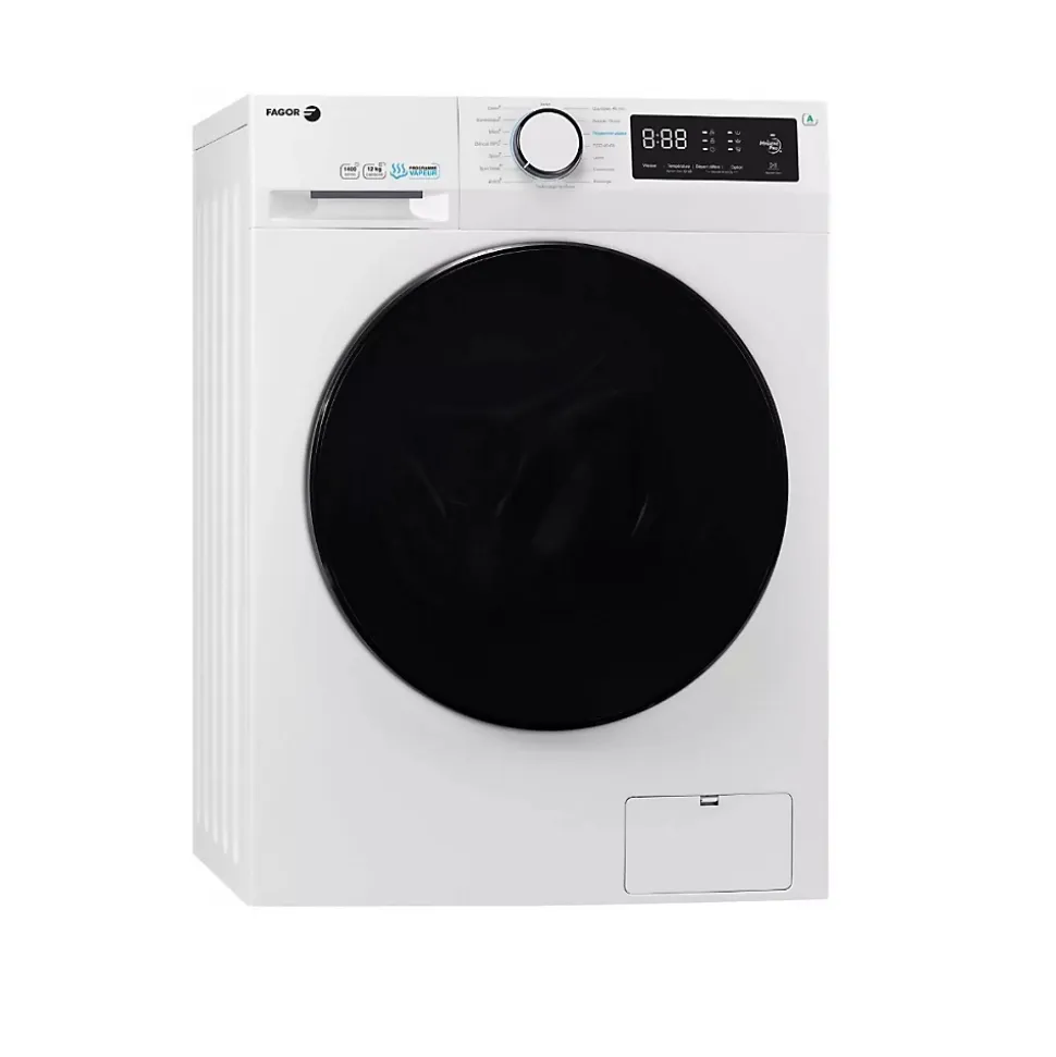 Lave-linge frontal 12kg 1400trs/min Fagor FLF1214AIW