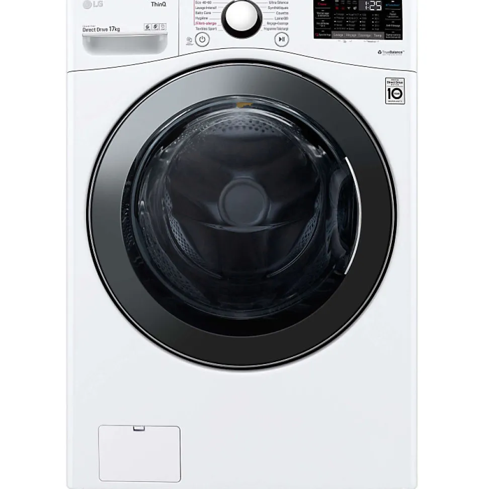Lave-linge frontaux 17kg 127L LG 1100tr/min 70cm E, F71P 12 WHS