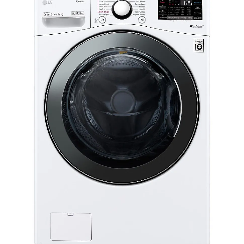 Lave-linge frontaux 17kg 127L LG 1100tr/min 70cm E, F71P 12 WHS