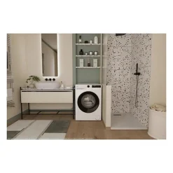 Lave-linge hublot CANDY Prowash 300 GD 48SB6-S - 8 kg - Induction - 16 prgms - 1400trs/min - Classe A - Blanc