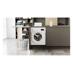 Lave-linge hublot encastrable HOTPOINT BIWMHG81485EU - 8 kg - Induction - L60cm - 1400 trs/min - Classe B