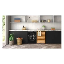 Lave-linge hublot HOTPOINT NS11469FBKFR - 11 kg - Induction - L60cm - 1400 trs/min - Classe A - Noir