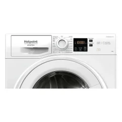 Lave-linge hublot HOTPOINT NS11469FWKFR - 11 kg - Induction - L60cm - 1400 trs/min - Classe A - Blanc