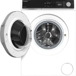 Lave-linge hublot 9kg 1400 tours/min blanc Sharp ESNFB914AWNA