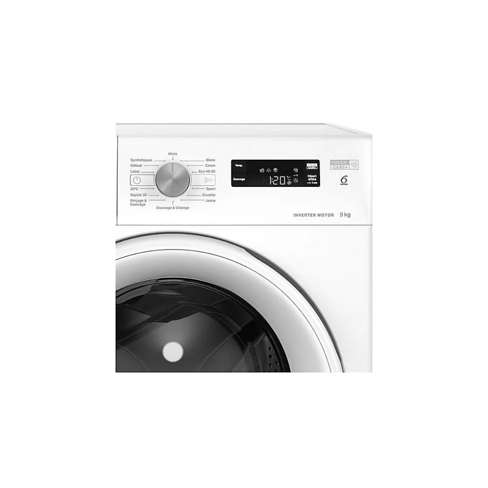 Lave-linge Hublot 9kg 1200trsmin WHIRLPOOL