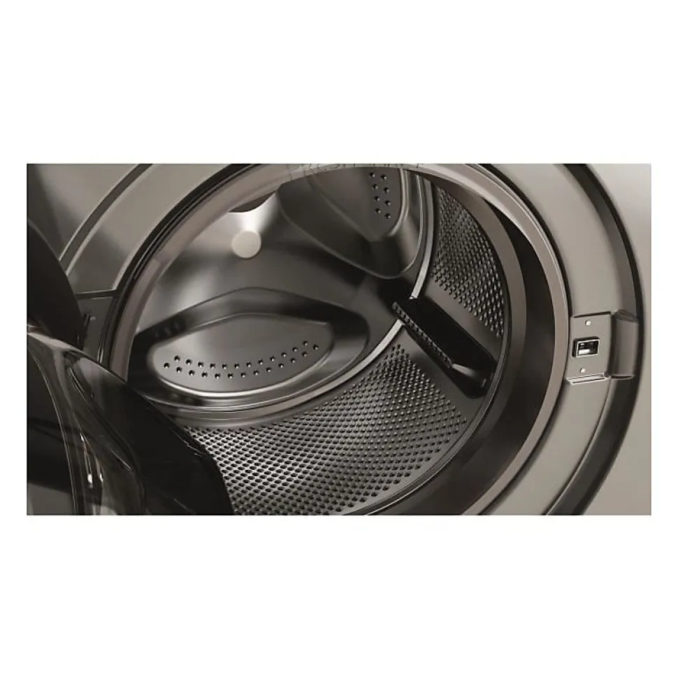 Lave-linge hublot WHIRLPOOL FFBP10489SBSVFR - 10 kg - Induction - L60cm - 1400 trs/min - Silver