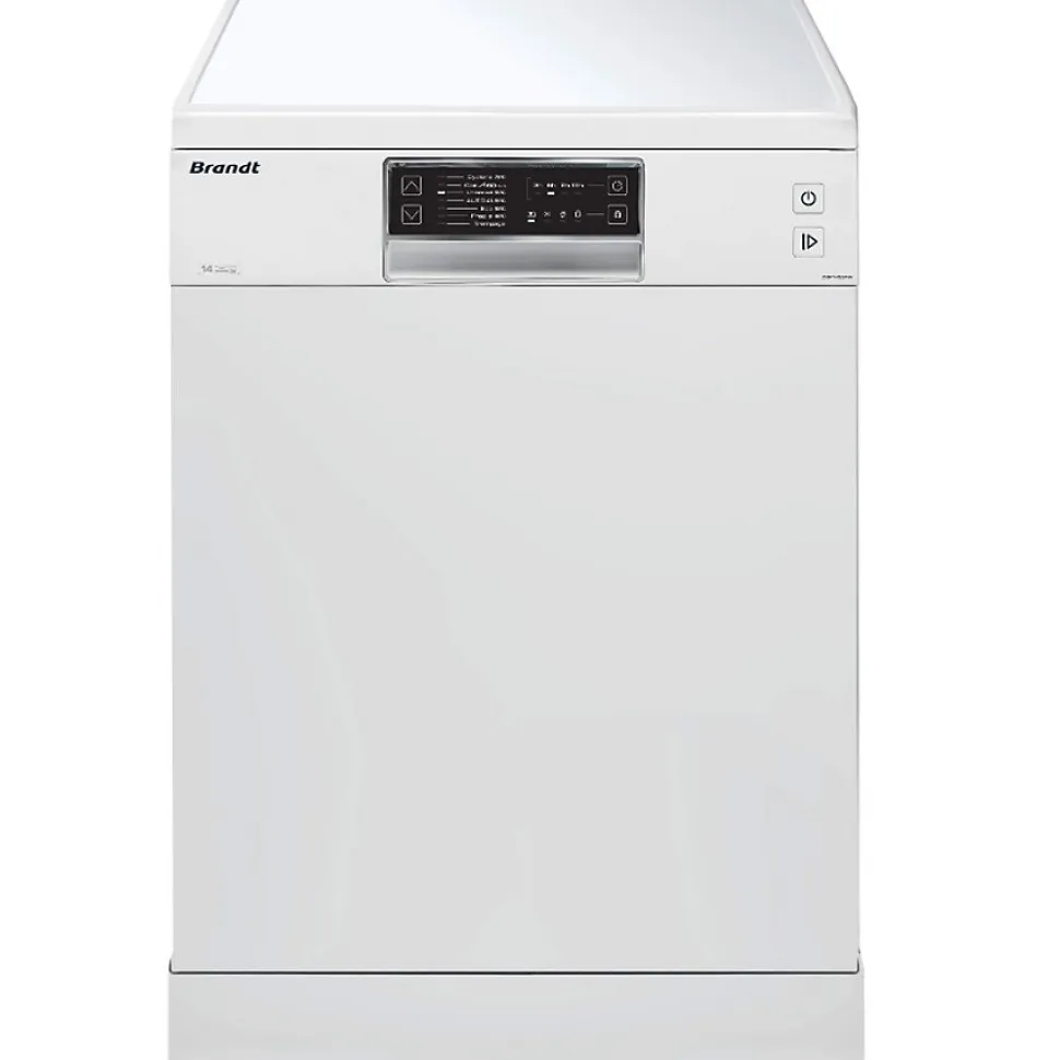 Lave-vaisselle 60cm 14 couverts 44db Brandt DSF14524W
