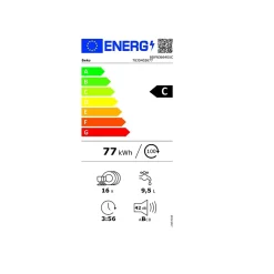 Lave-vaisselle 60cm 16 couverts 42db. Beko BDFN36640XC bpro 500