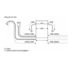 Lave-vaisselle 45cm 10 couverts 46db inox Bosch SPS2HKI58E