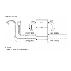 Lave-vaisselle 45cm 10 couverts 44db blanc Bosch SPS4HKW49E