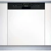 Lave-vaisselle 60cm 14 couverts 44db intégrable avec bandeau Brandt BDB424LB
