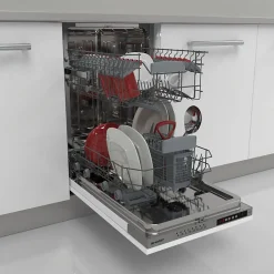 Lave-vaisselle 45cm 10 couverts 47db tout intégrable Sharp QWI1GI47EX