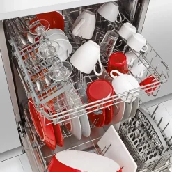 Lave-vaisselle 60cm 14 couverts 44db intégrable avec bandeau Brandt BDB424LW