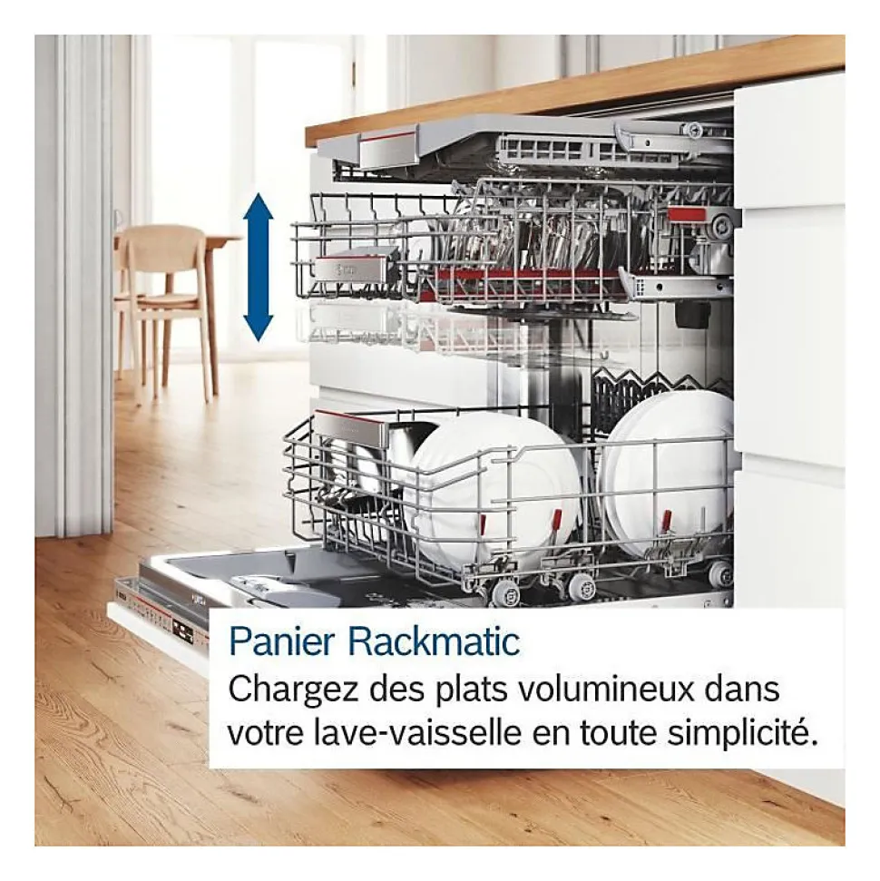 Lave-vaisselle 60cm 14 couverts 42db Bosch SMS4EMW01F série 4