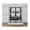 Lave-vaisselle 60cm 14 couverts 43db intégrable avec bandeau Whirlpool WBC3C33PX