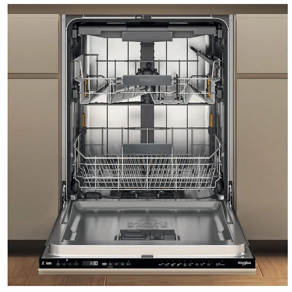 Lave-vaisselle 60cm 15 couverts 38db tout intégrable Whirlpool WH7IA15AM6L0