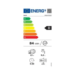 Lave-vaisselle 60cm pose-libre - SER2 - Classe énergie D - Indice de ré BOSCH - SMS2HTW03F