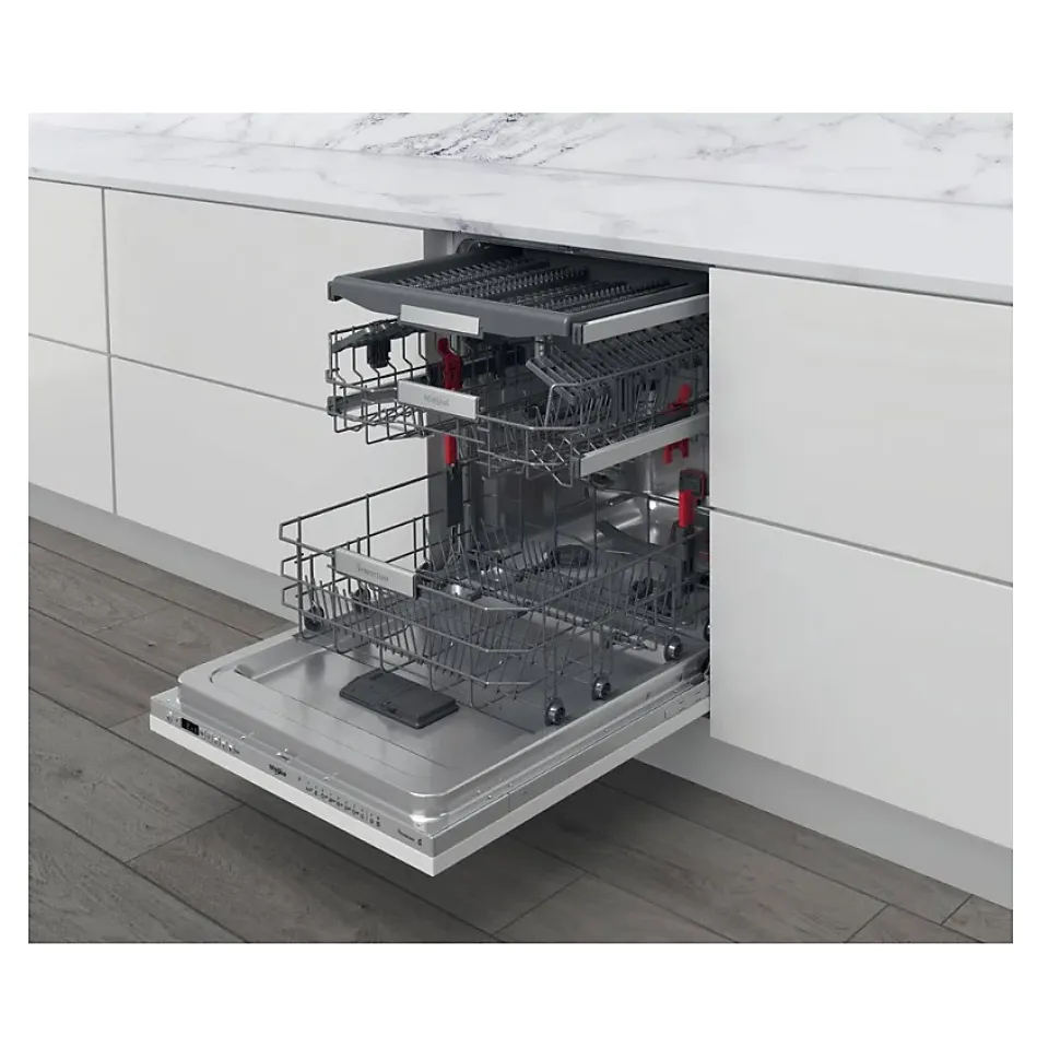 Lave-vaisselle encastrable WHIRLPOOL INTEGRABLE 14 Couverts 60cm D, WKCIO 3 T 133 PFE